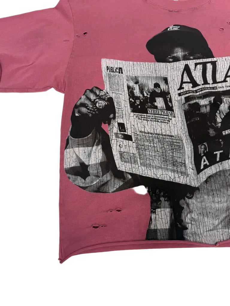 Faded Pink Tee