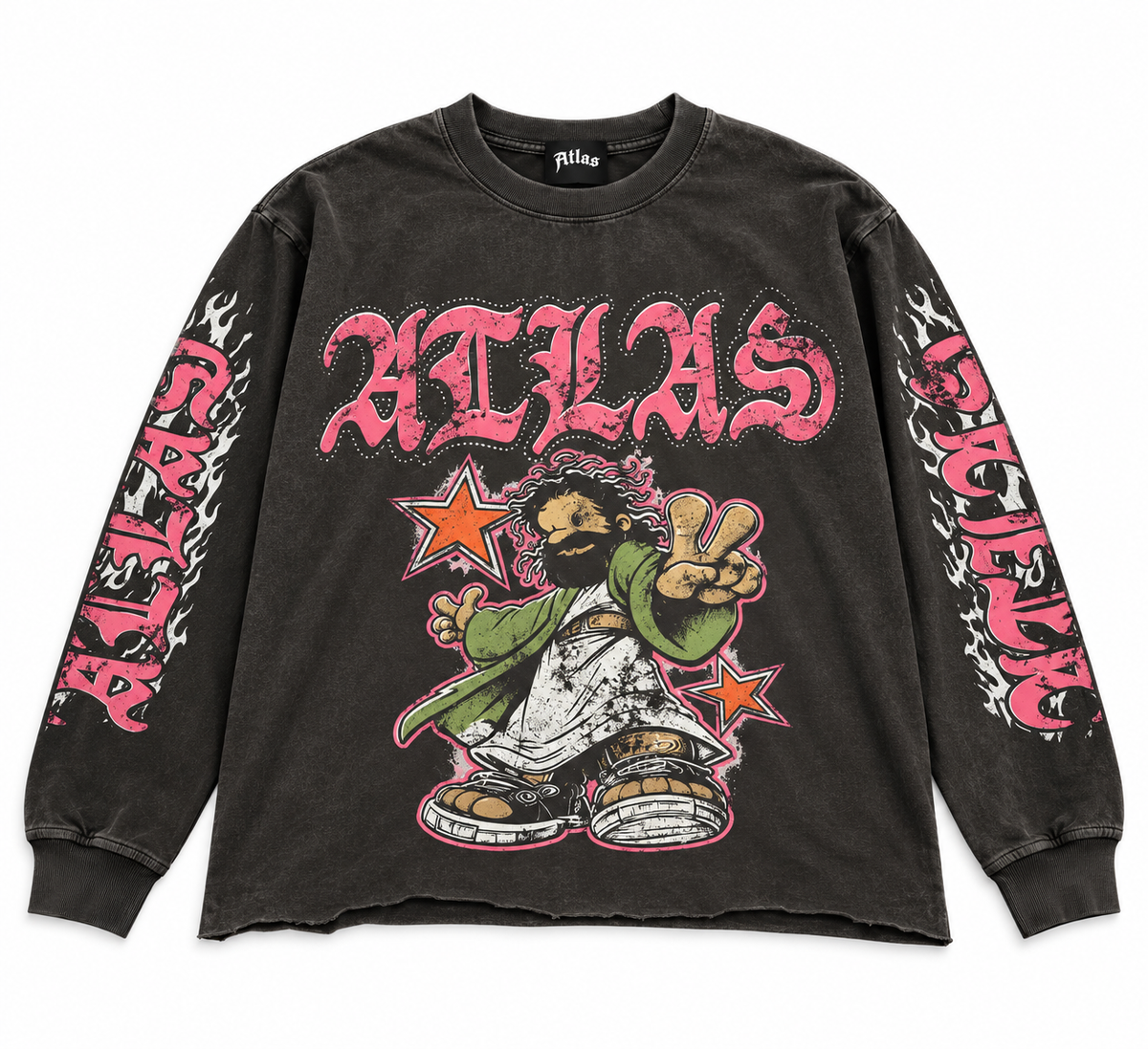 Washed Black/Pink