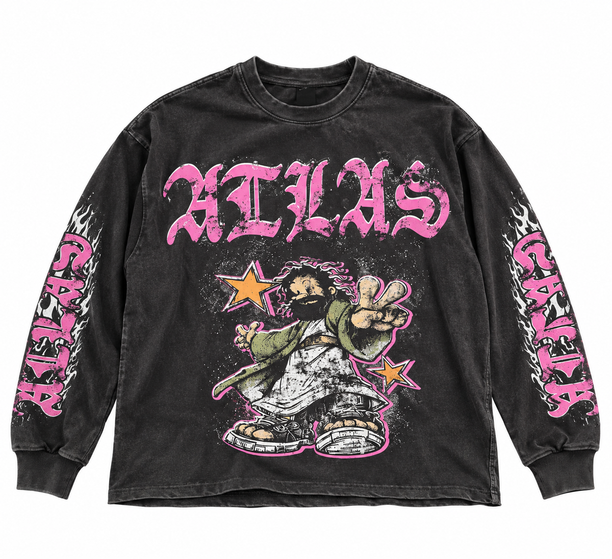 Washed Black/Pink